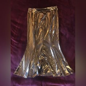 Gold metallic mermaid skirt size s/m